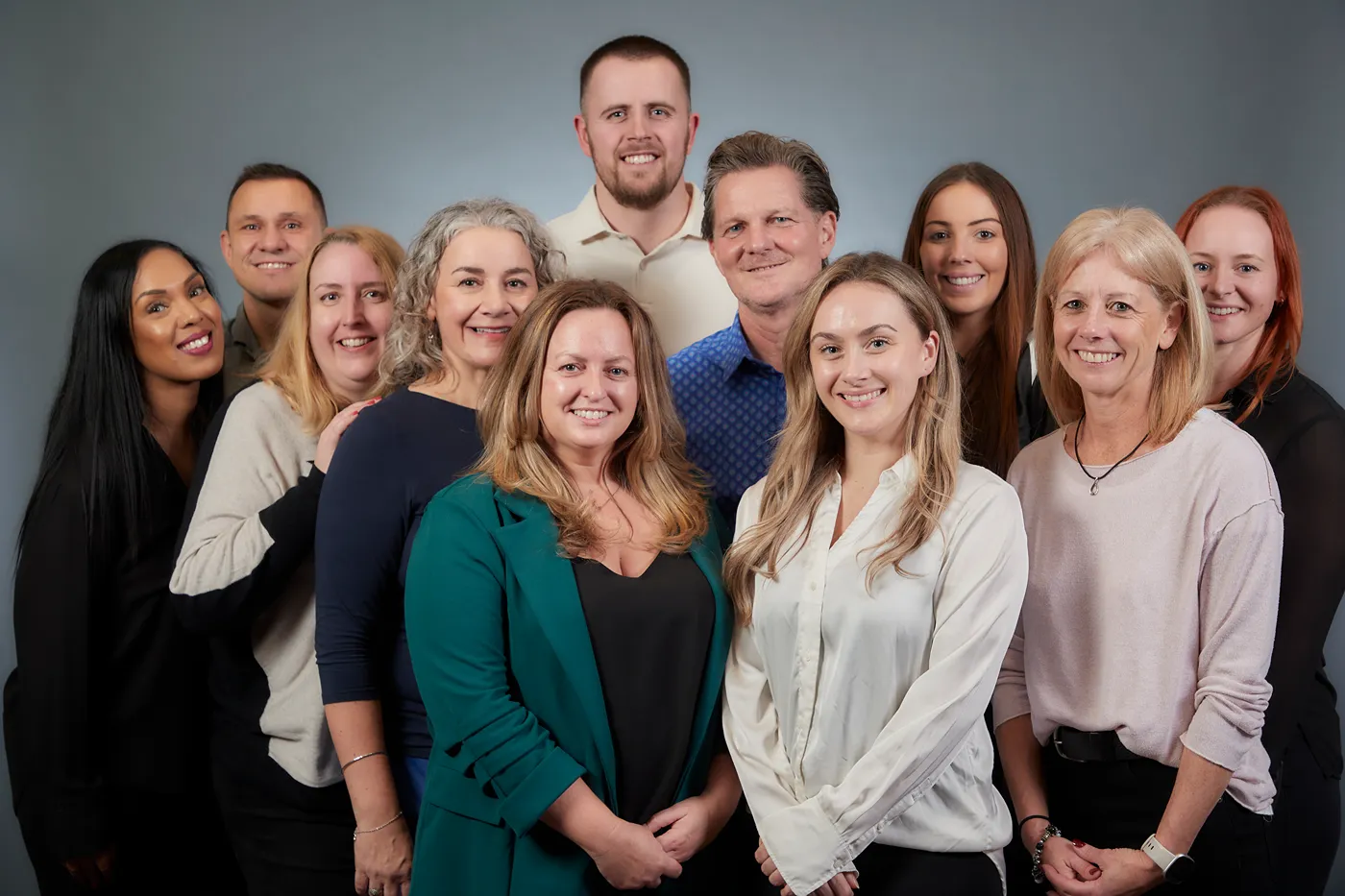 A group photo of members of the 3d Leisure team